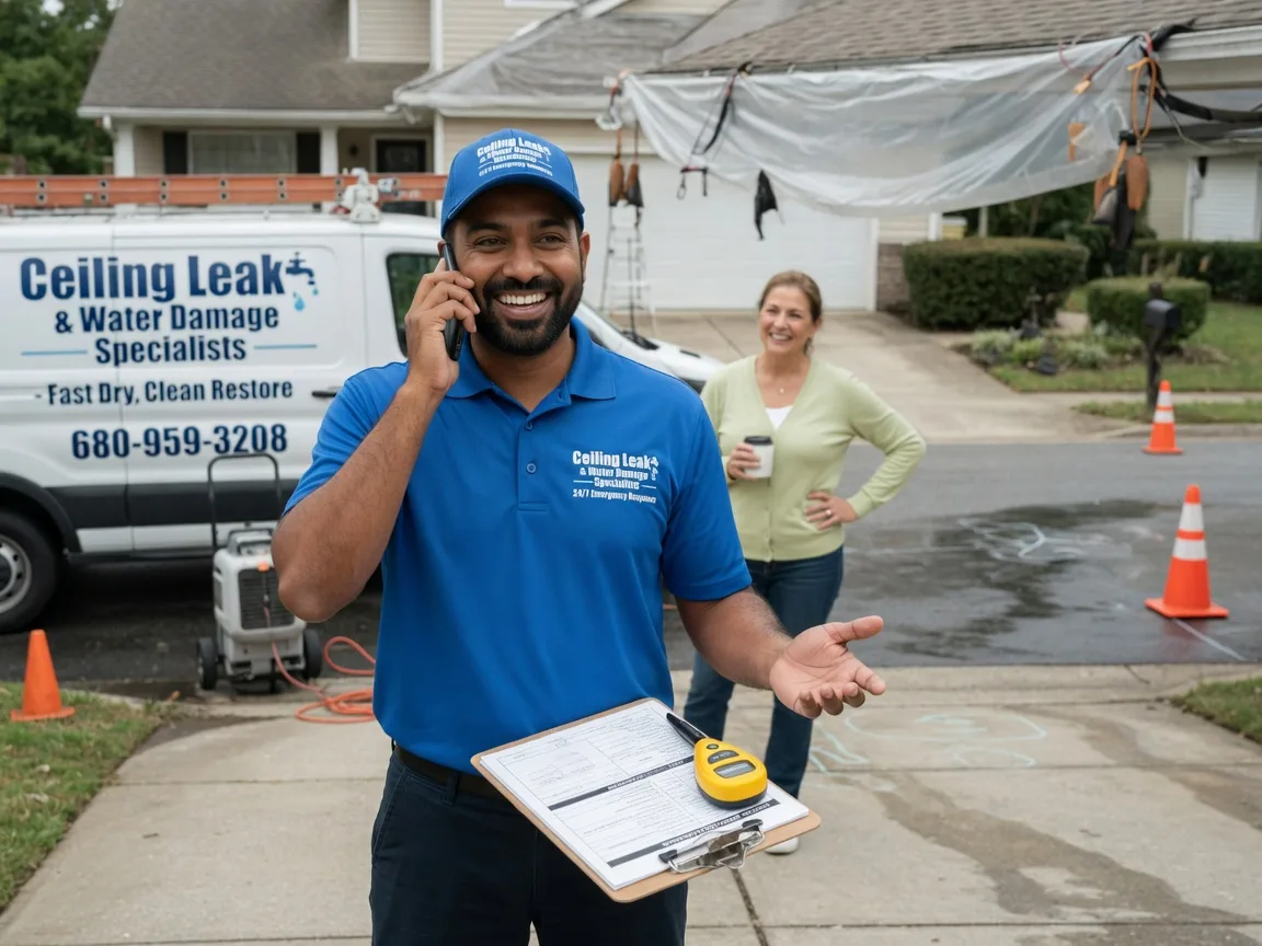 Ceiling Leak Cleanup North Miami, OK FAQs